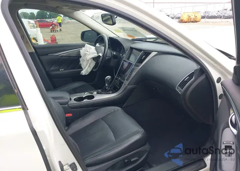 2015 Infiniti Q50 Premium from USA, damaged, VIN JN1BV7AP4FM357443